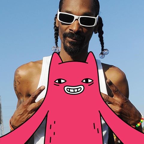 Snoop Dogg and Abel selfie
