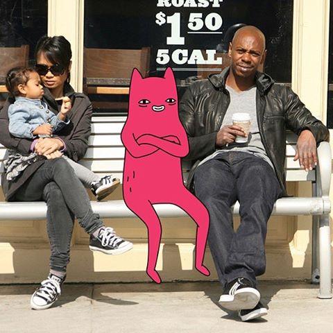 Abel and Dave Chappelle chill