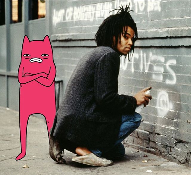 Abel and Basquiat graffiti