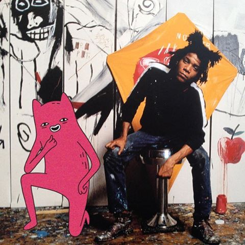 Abel and Jean Michel Basquiat throwback